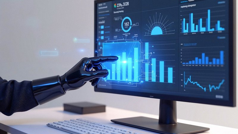 A typical automated trading platform dashboard showing portfolio performance and bot configurations