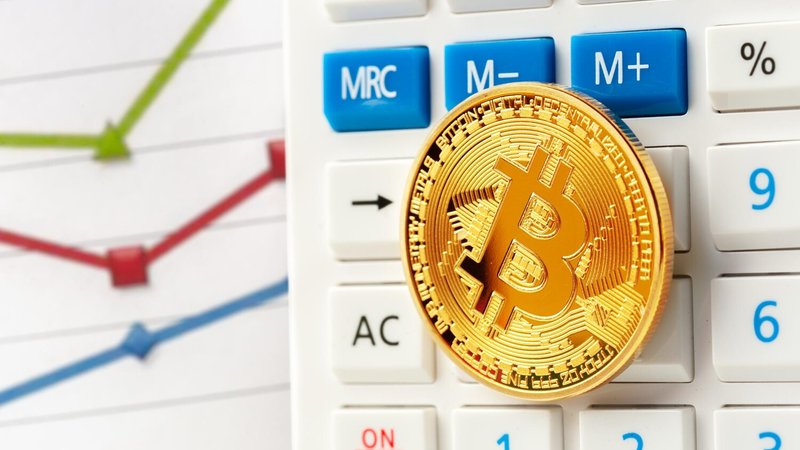 A typical scalping setup: BTC 1M chart with RSI oversold bounces marked as entries
