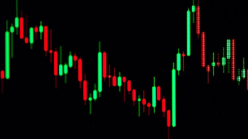 Anatomy of a candlestick showing body, wicks, open and close prices on a Bitcoin chart